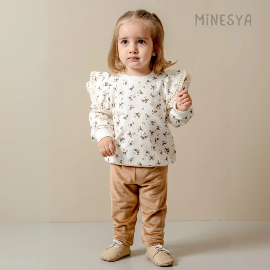 Oeko-Tex Sertifikalı Dantel Detaylı Kız Bebek 2’li Takım