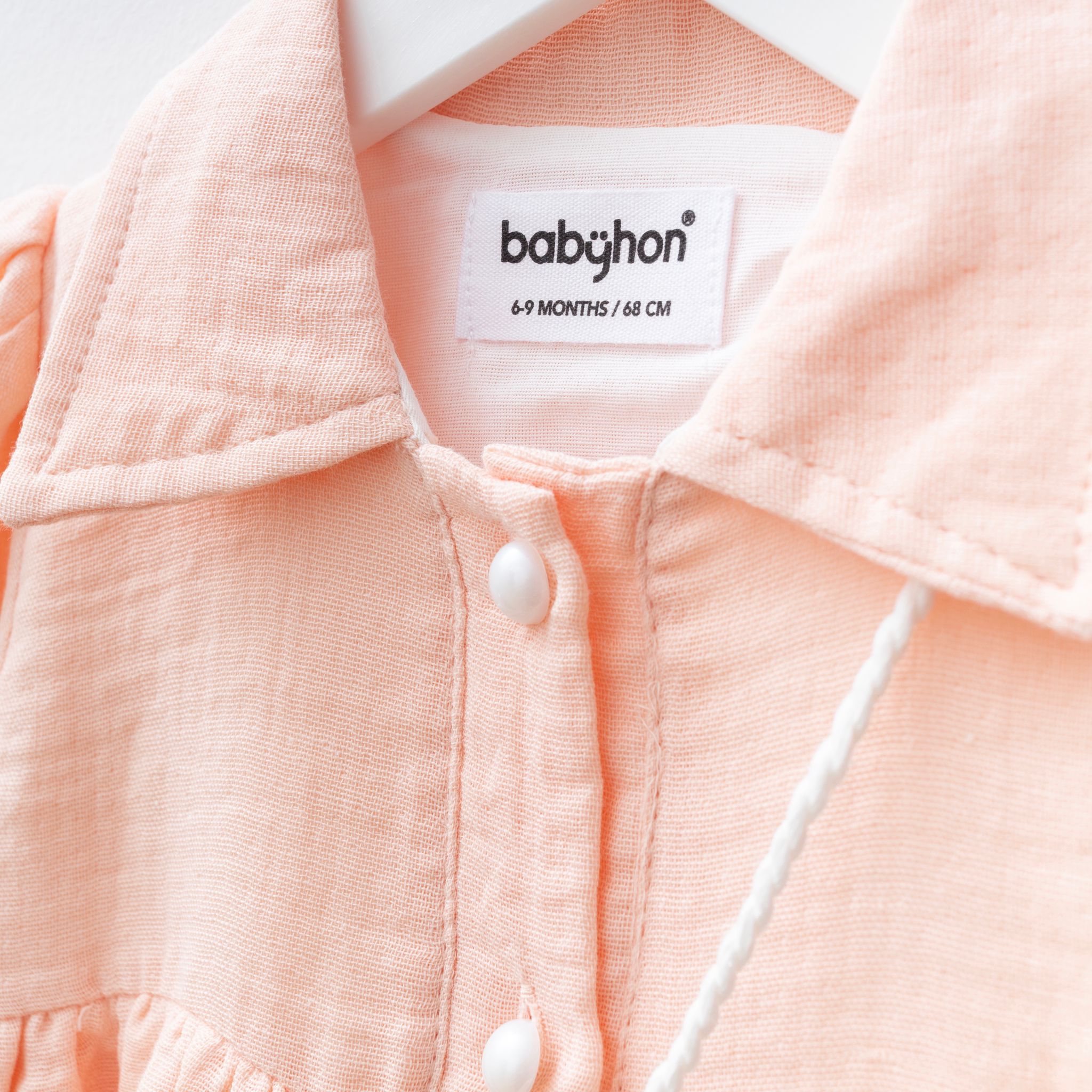 Oeko-Tex Sertifikalı Müslin Kumaş Çantalı Gömlek Elbise