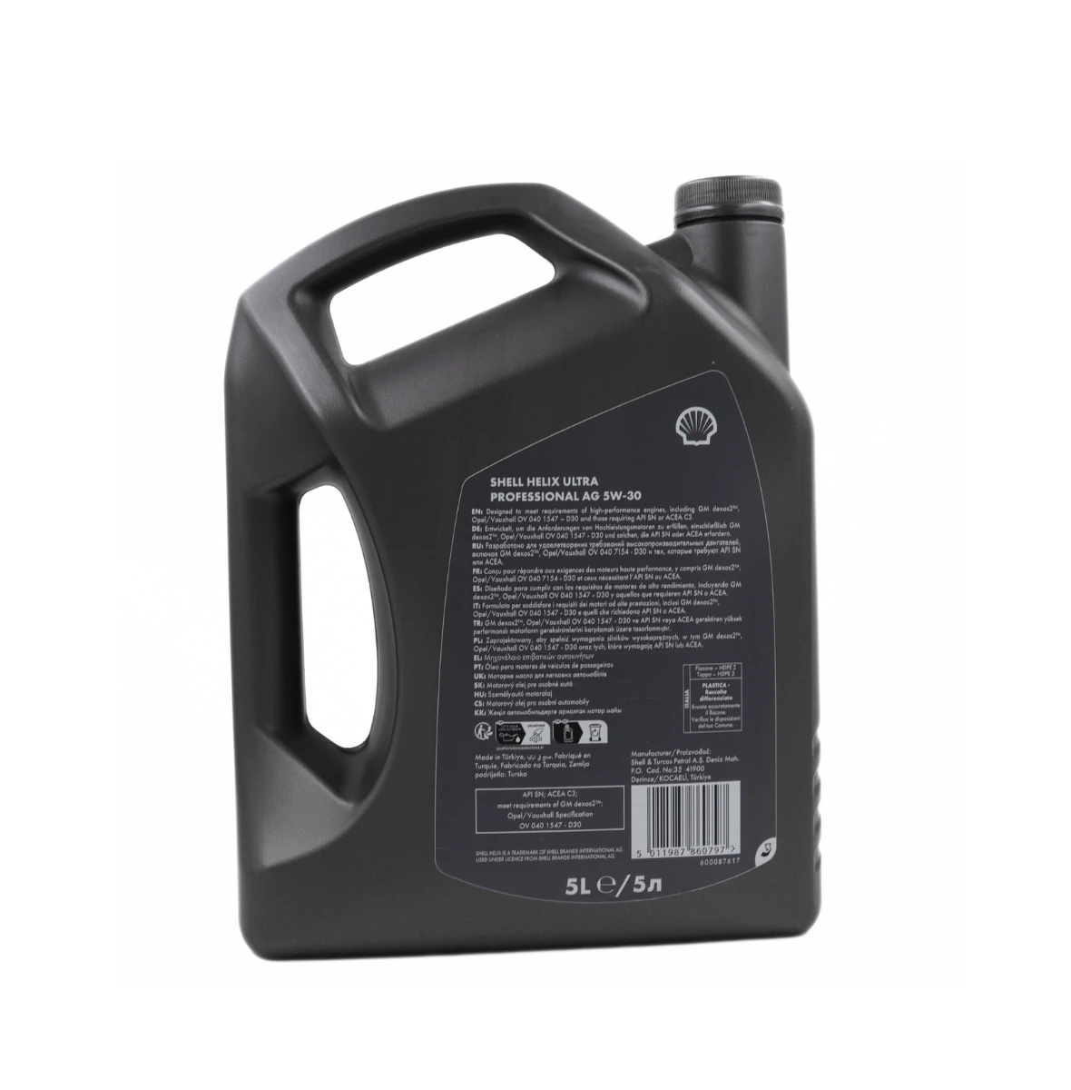 SHELL Helix Ultra Professional AR-L 5W-30 Motor Yağı 5 Litre