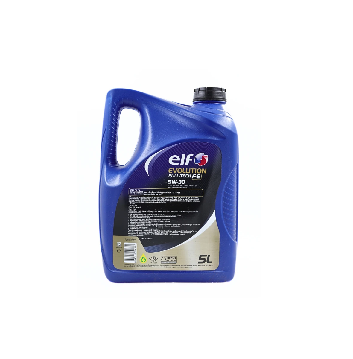 ELF Evolution Full-Tech FE 5W-30 Motor Yağı 5 Litre
