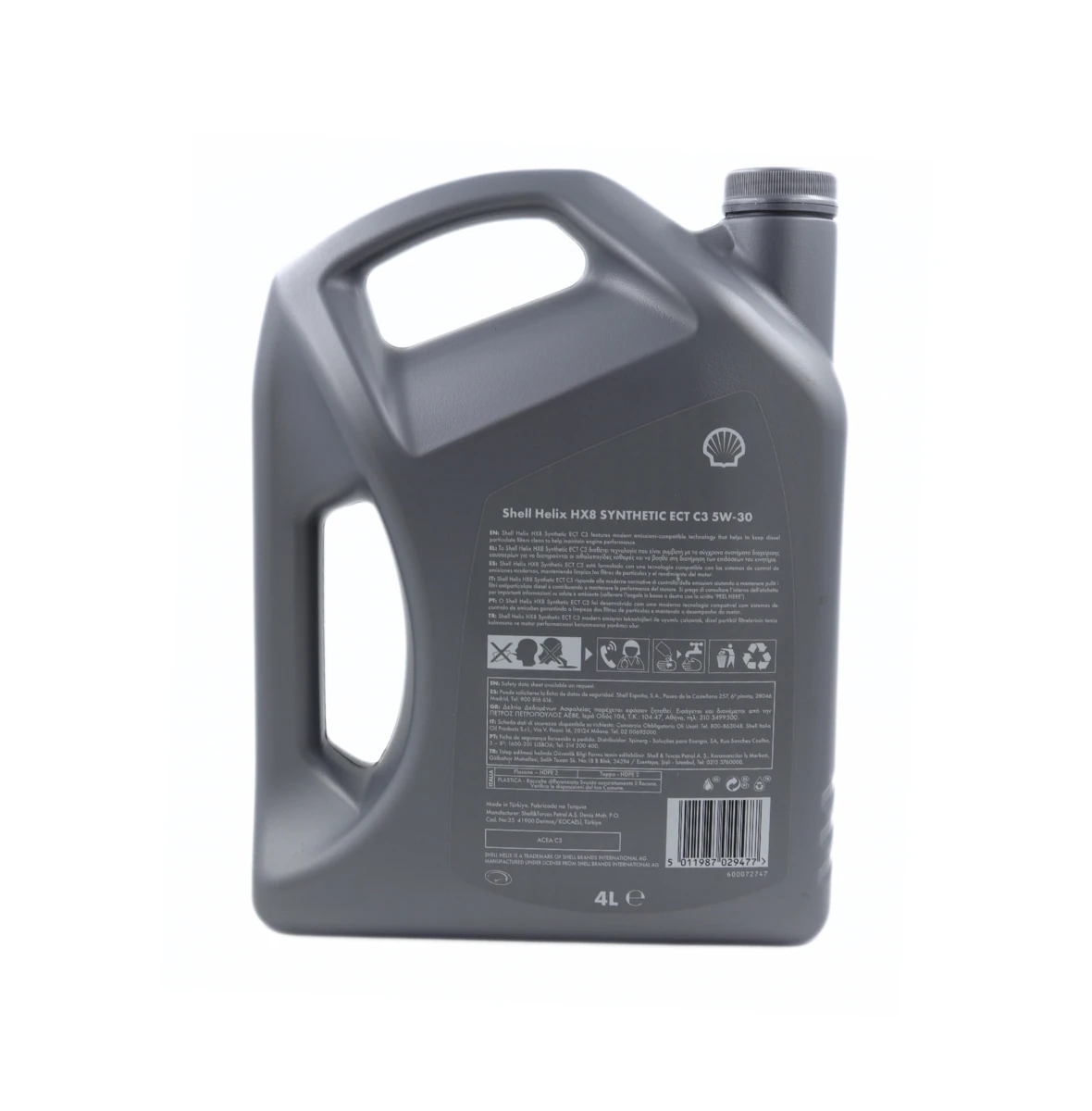 SHELL Helix HX8 Synthetic 5W-30 Motor Yağı 4 Litre