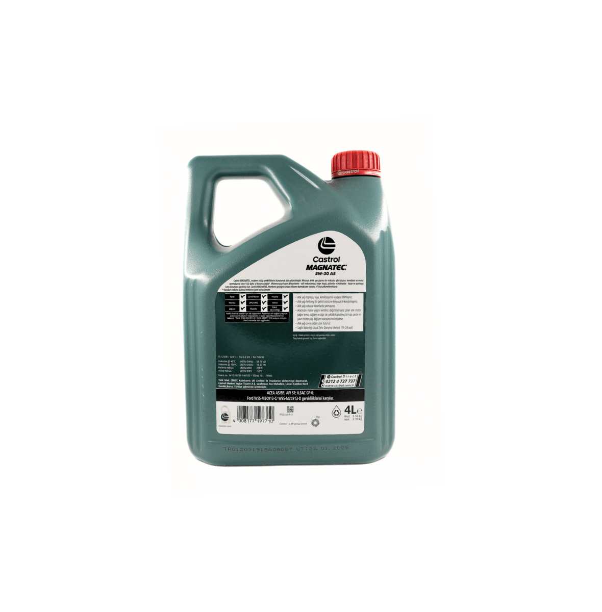 MOTOR YAĞI 4L 5W30 MAGNATEC CASTROL