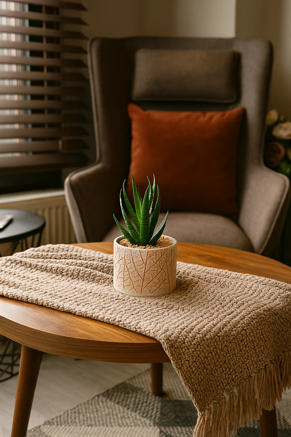 Dekoratif Aloe Vera Yapay Çiçek  main variant image