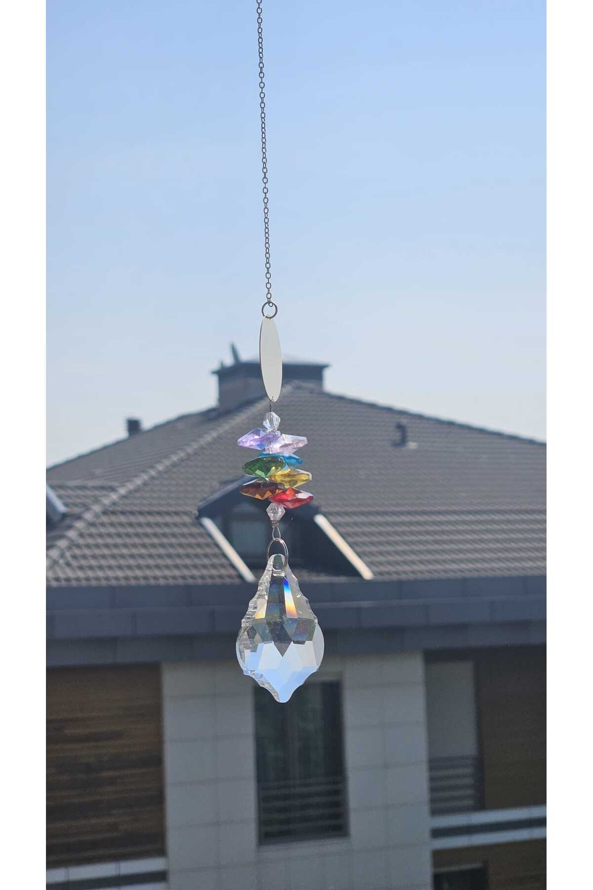 Yedi Çakra Kristalli Güneş Işığı Kristali 