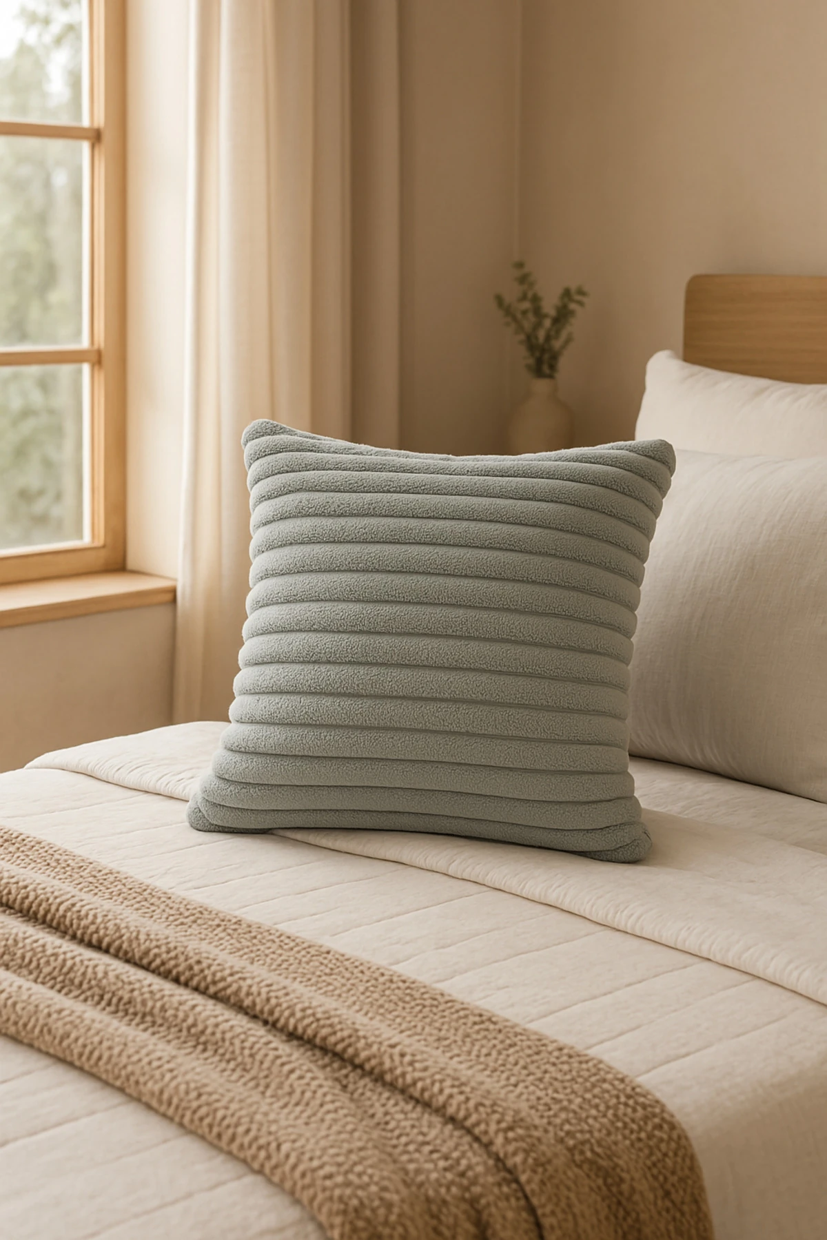 Elegance Su Yeşili Kırlent Kılıfı