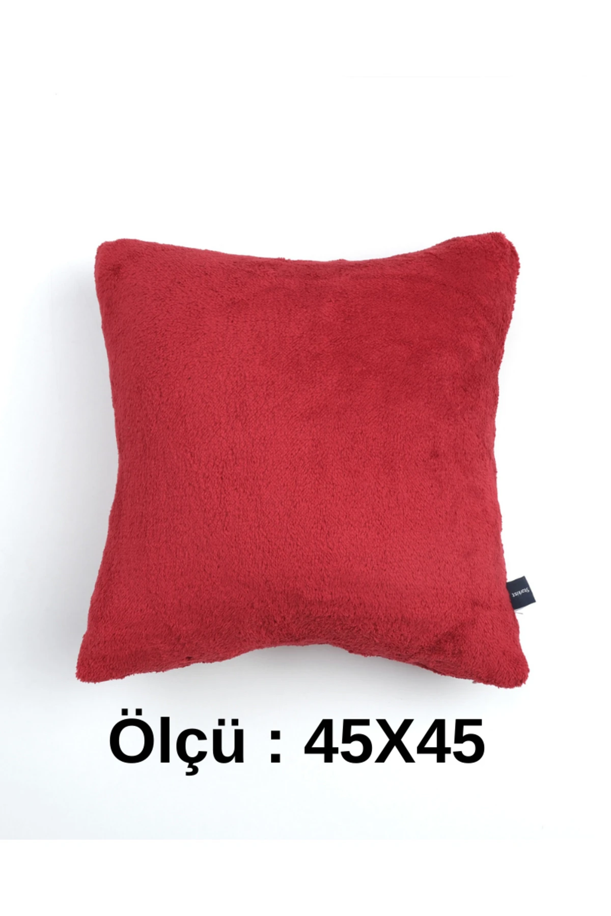 Elegance Confort Kırmızı Kırlent Kılıfı Ve Battaniye Seti