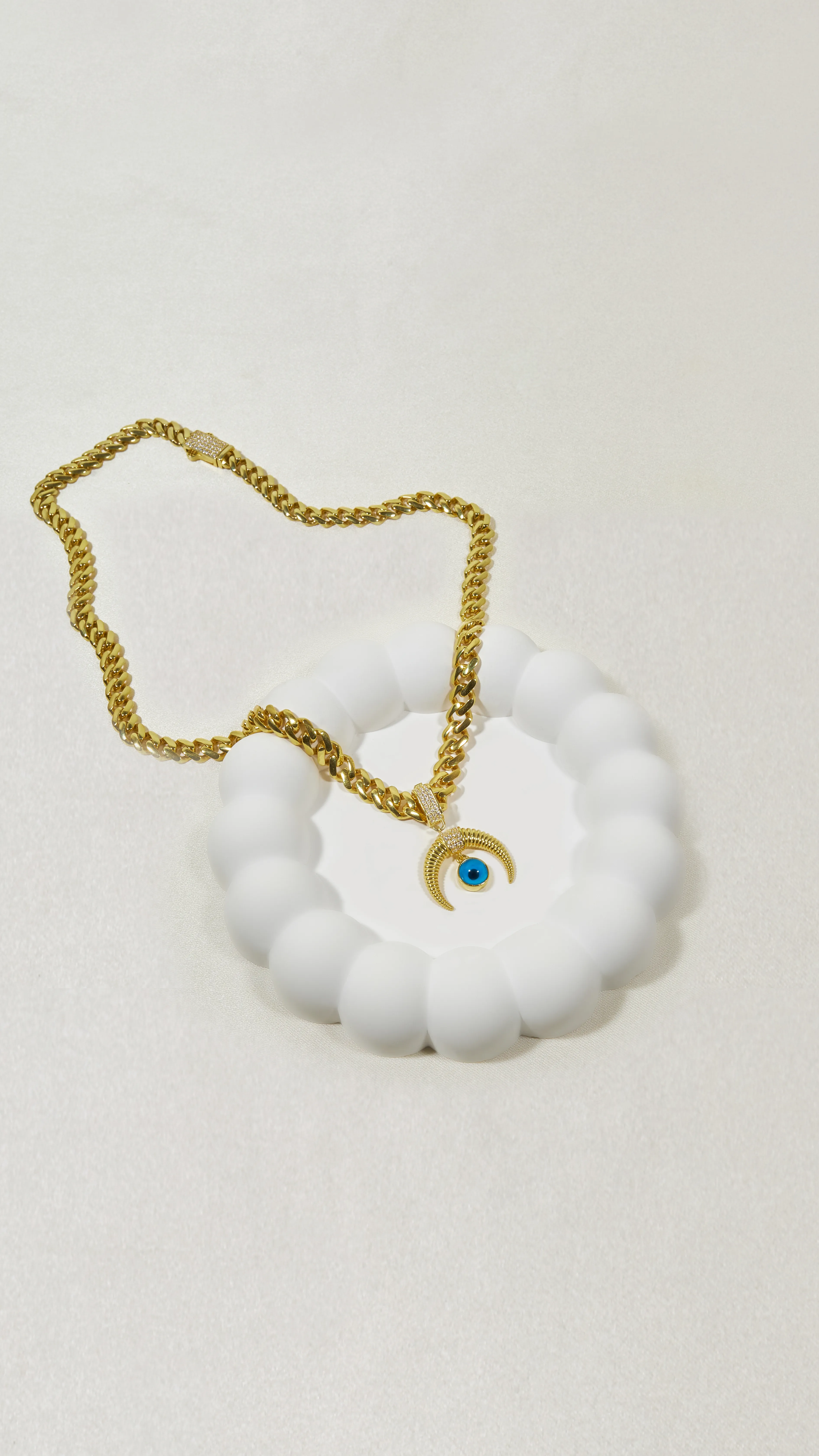 GURMET KALIN ZİNCİR VE HİLAL CHARM SET