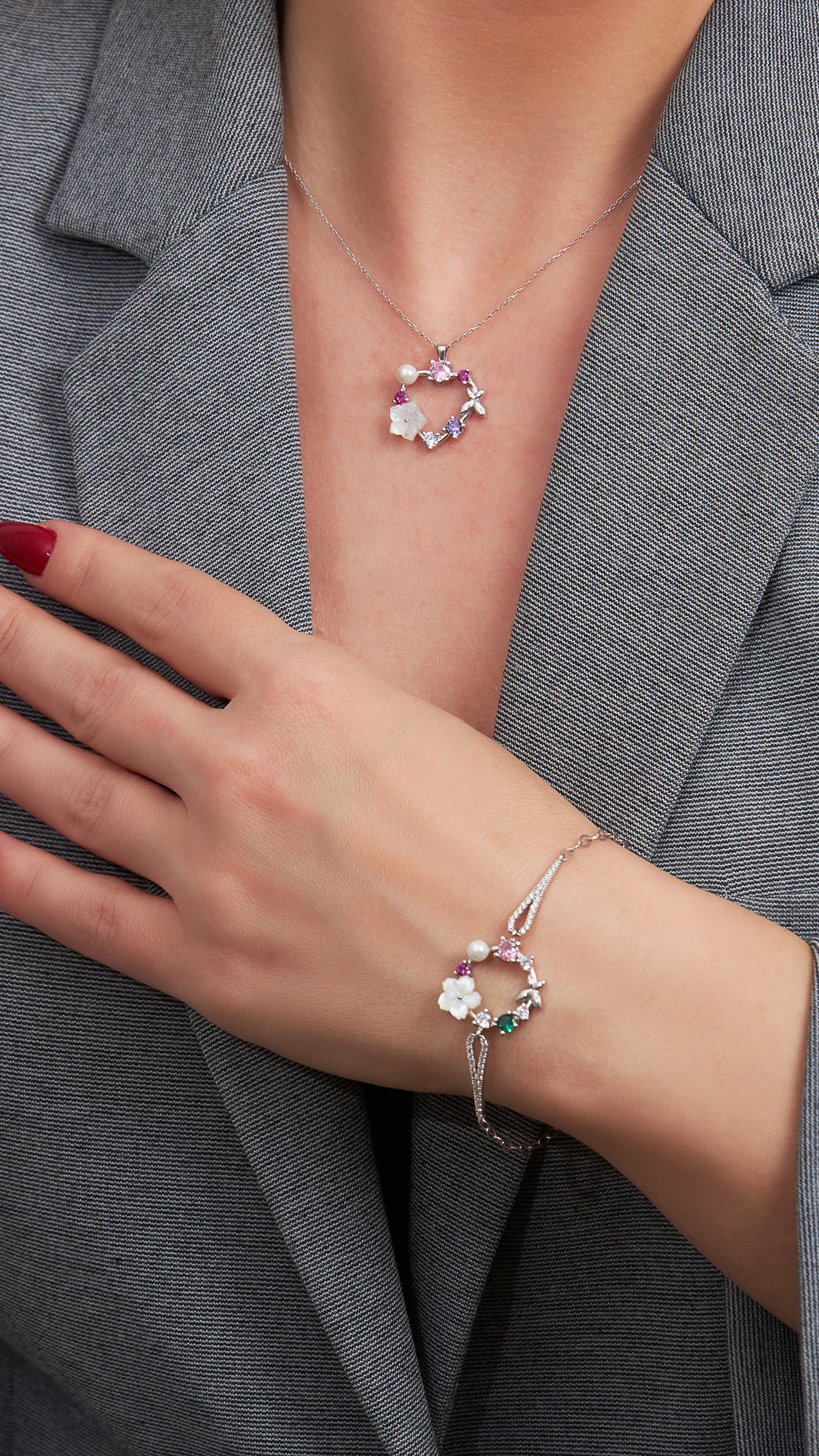 MANOLYA ÇİÇEĞİ ÇEMBER BİLEKLİK