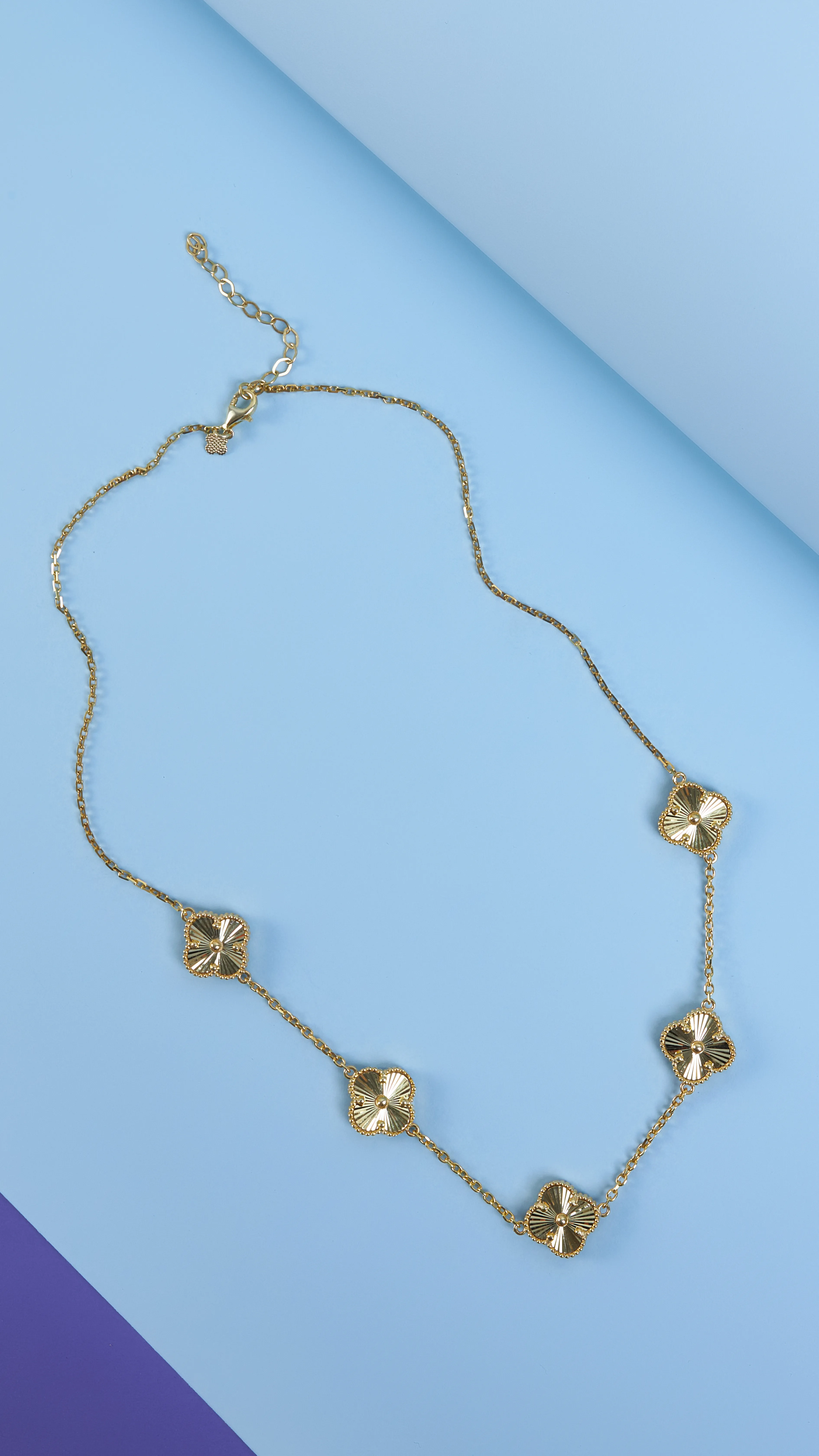 VAN CLEEF BEŞLİ YONCA KOLYE