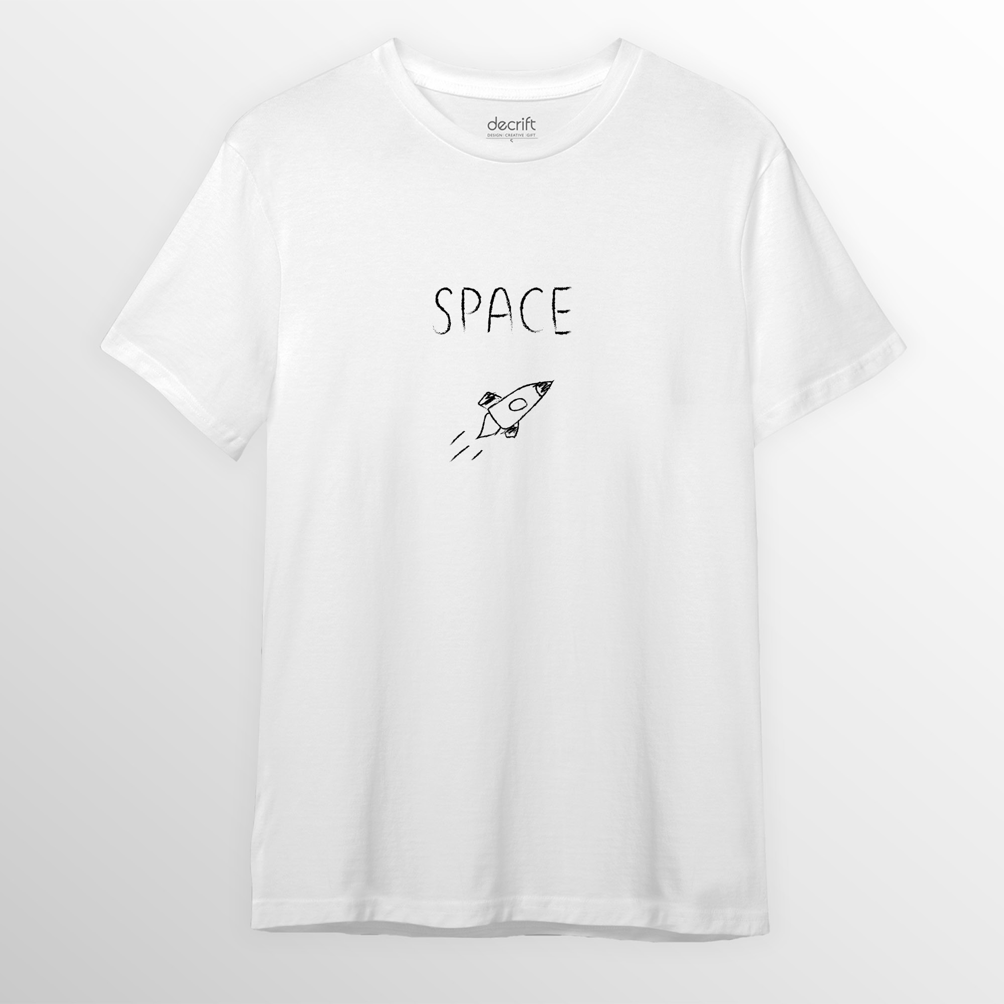 Space %100 Pamuk Erkek T-shirt