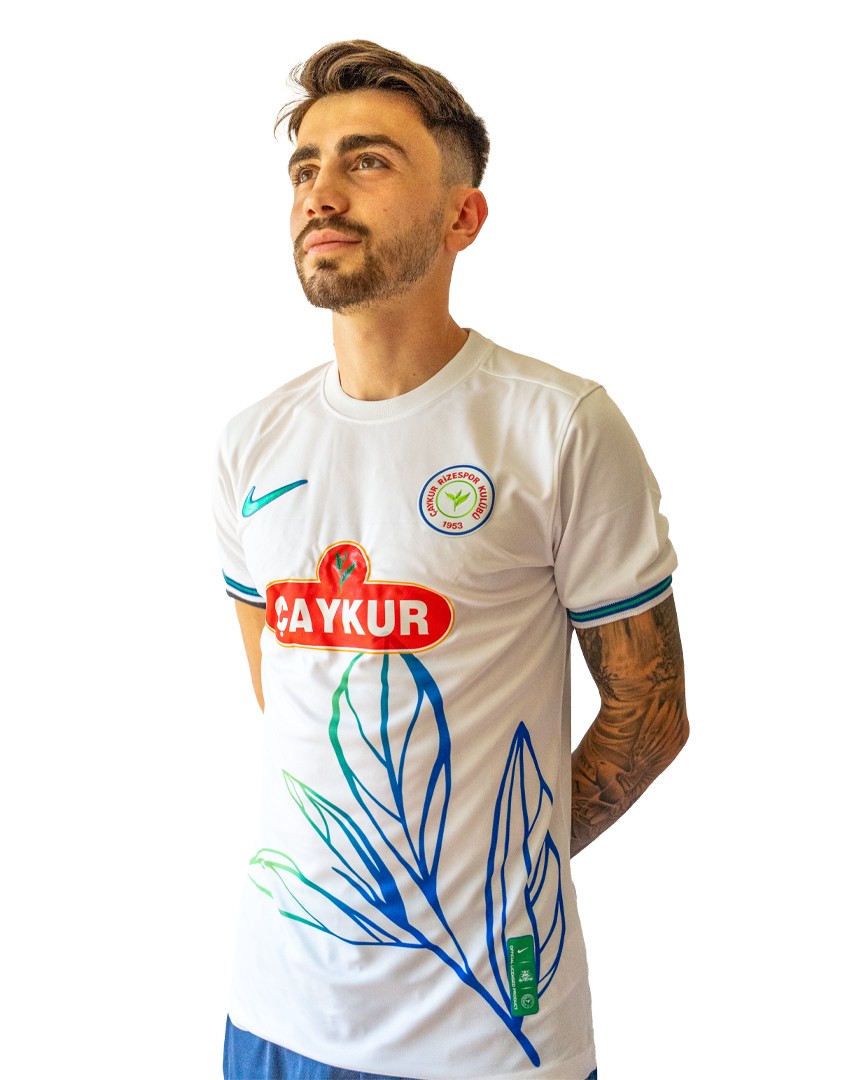 ÇAY DESENLİ BEYAZ FORMA