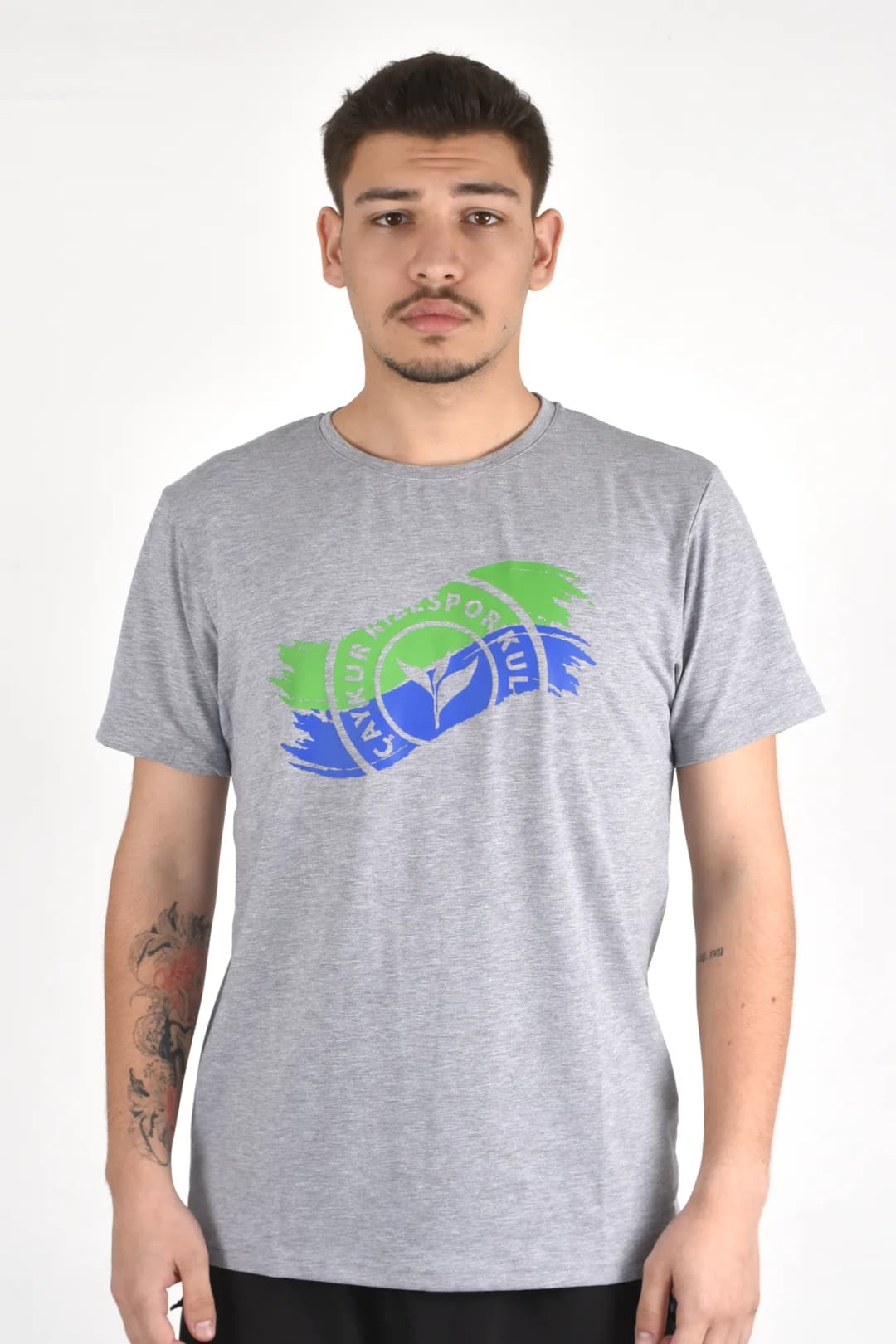 RİZESPOR TSHIRT (GRİ YARIM LOGOLU)