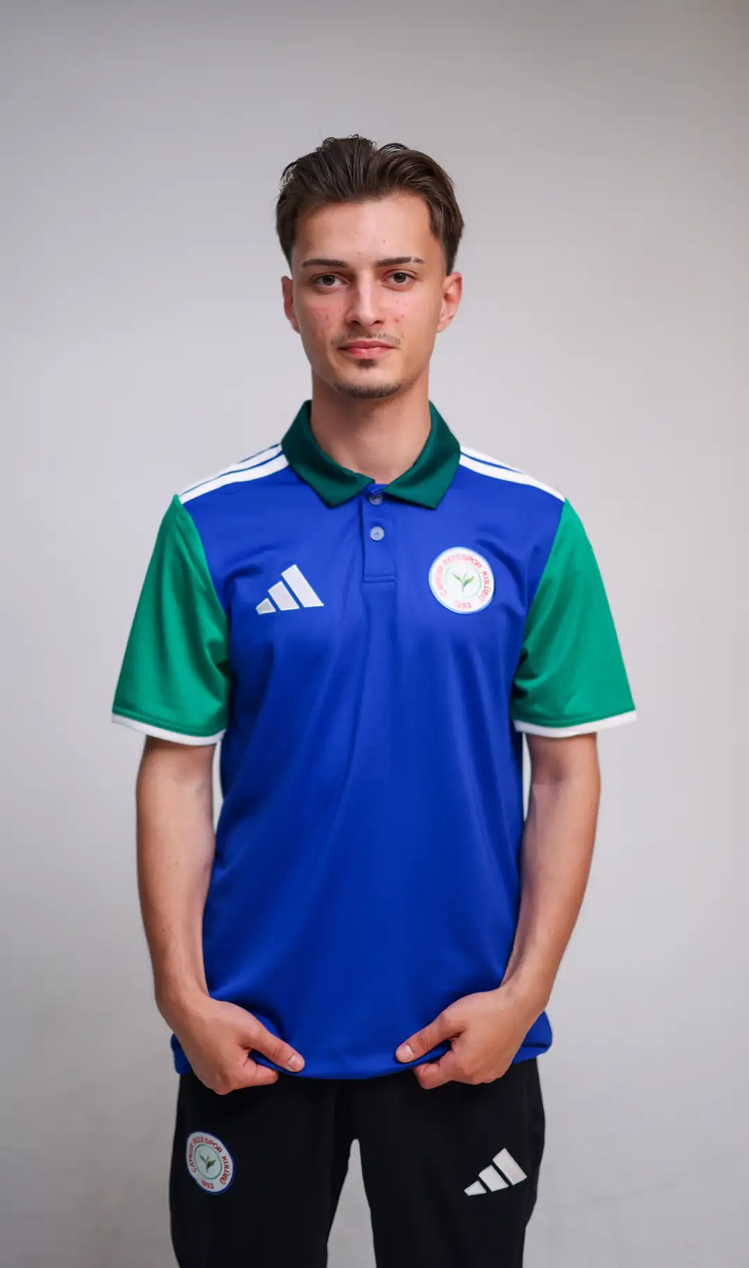 ADİDAS MAVİ POLO YAKA ÜST