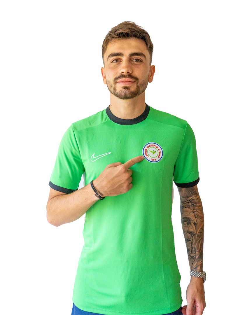 NIKE BİSİKLET YAKA YEŞİL TİŞÖRT