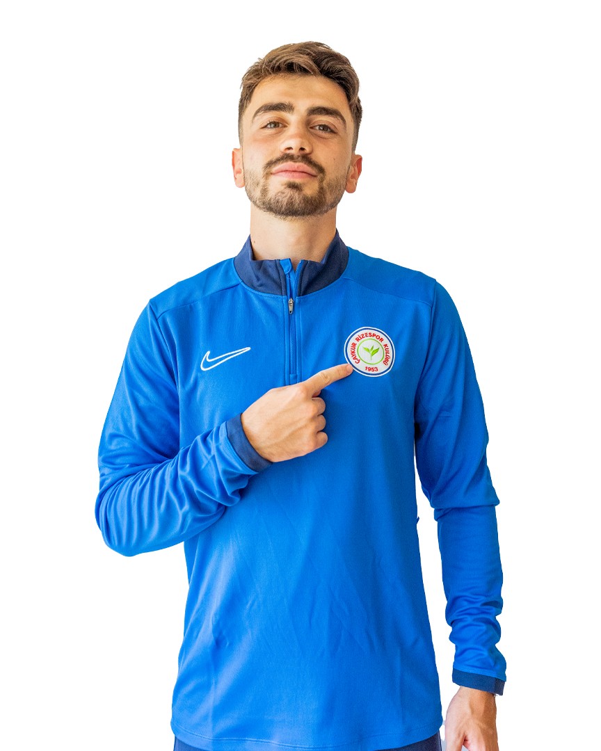 NIKE MAVİ YARIM FERMUARLI SWEATSHIRT