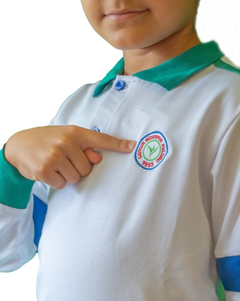 Saks Beyaz Yeşil Sweat