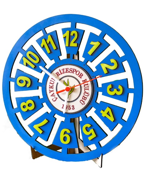 MASA SAATİ MAVİ