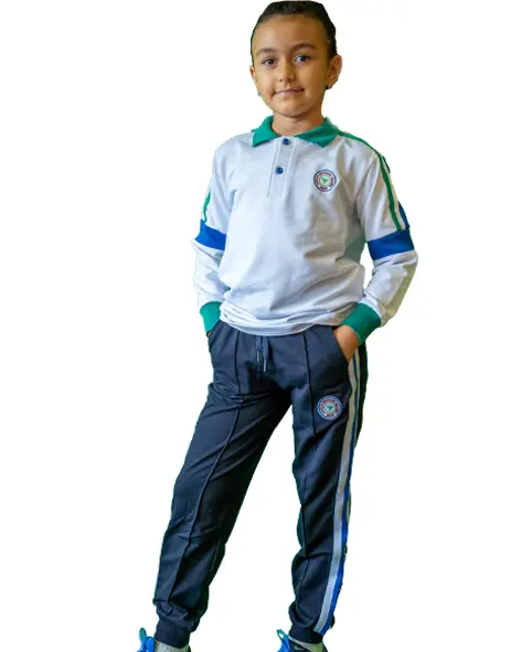 Saks Beyaz Yeşil Sweat