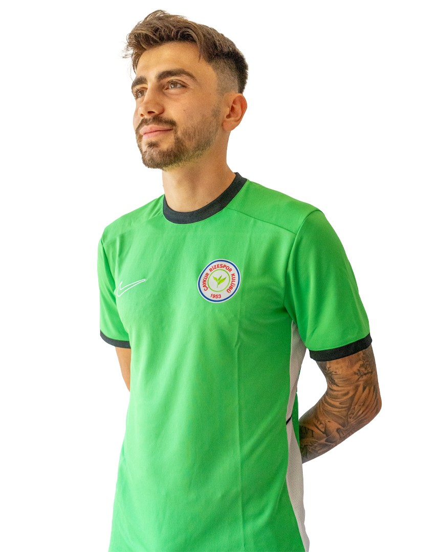 NIKE BİSİKLET YAKA YEŞİL TİŞÖRT