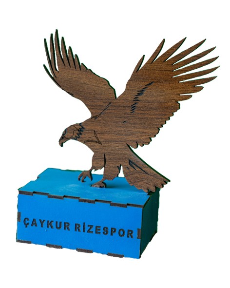 AHŞAP ATMACA FİGÜR KANATLI