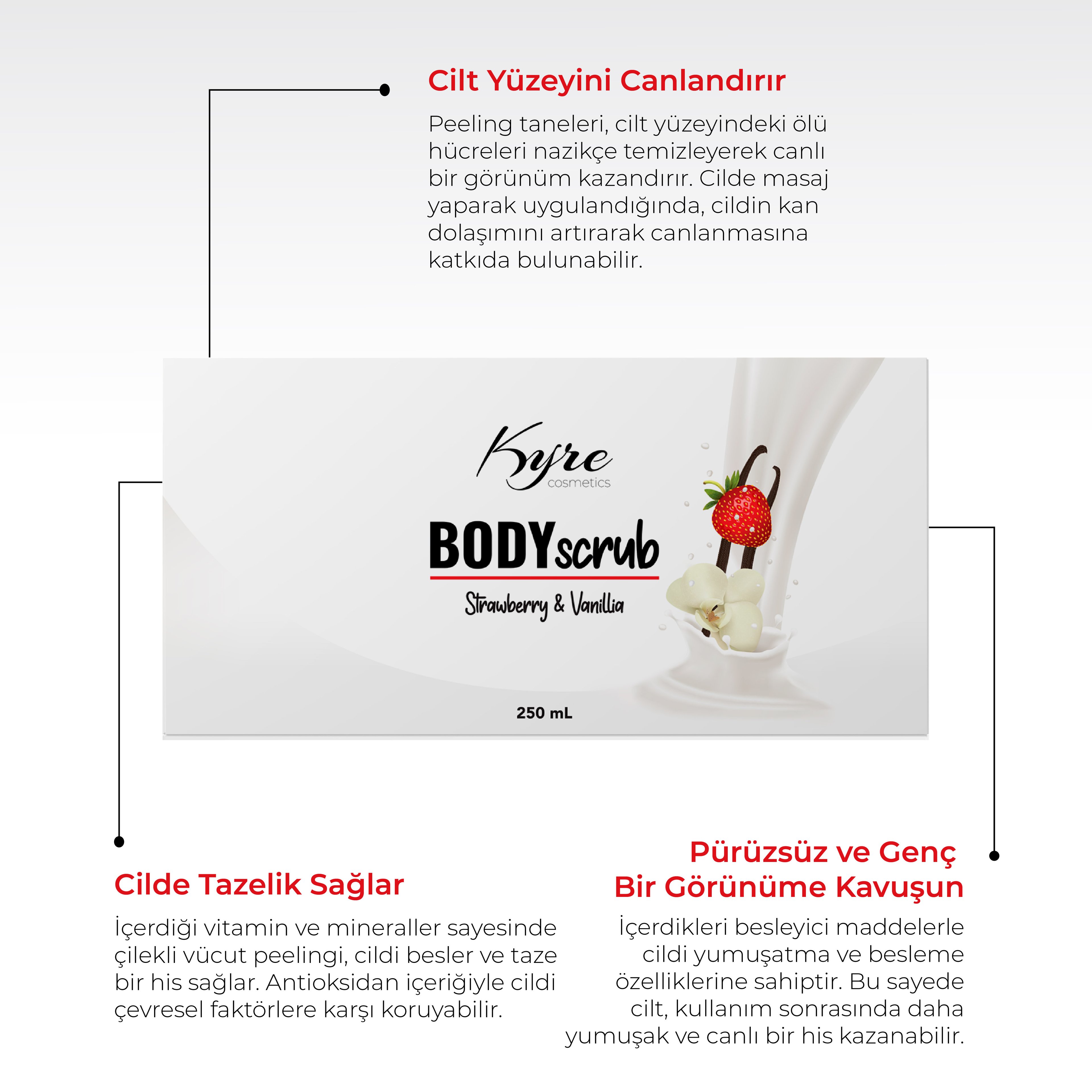 Body Scrub Vanilya Çilek