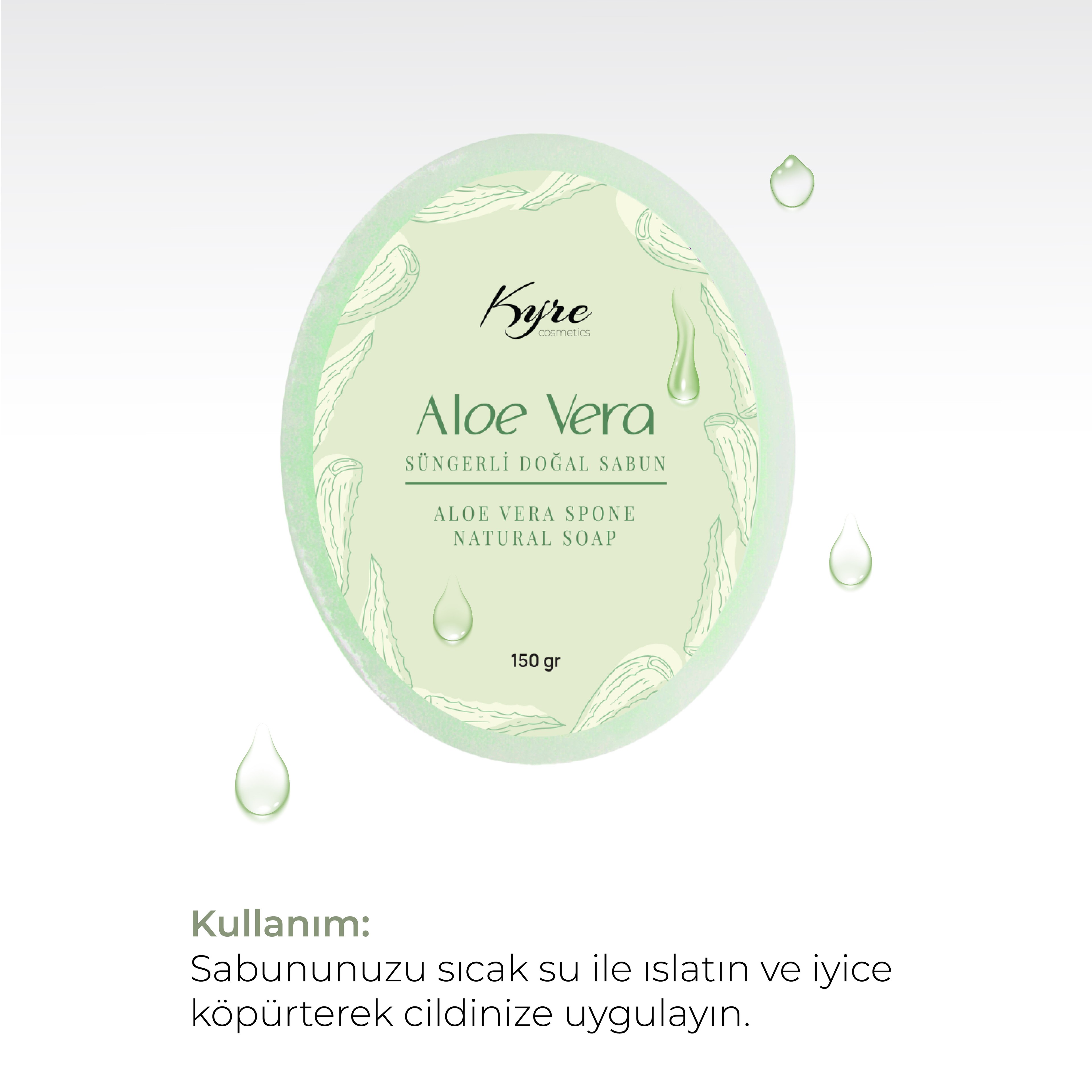 Aloe Vera Süngerli Sabun