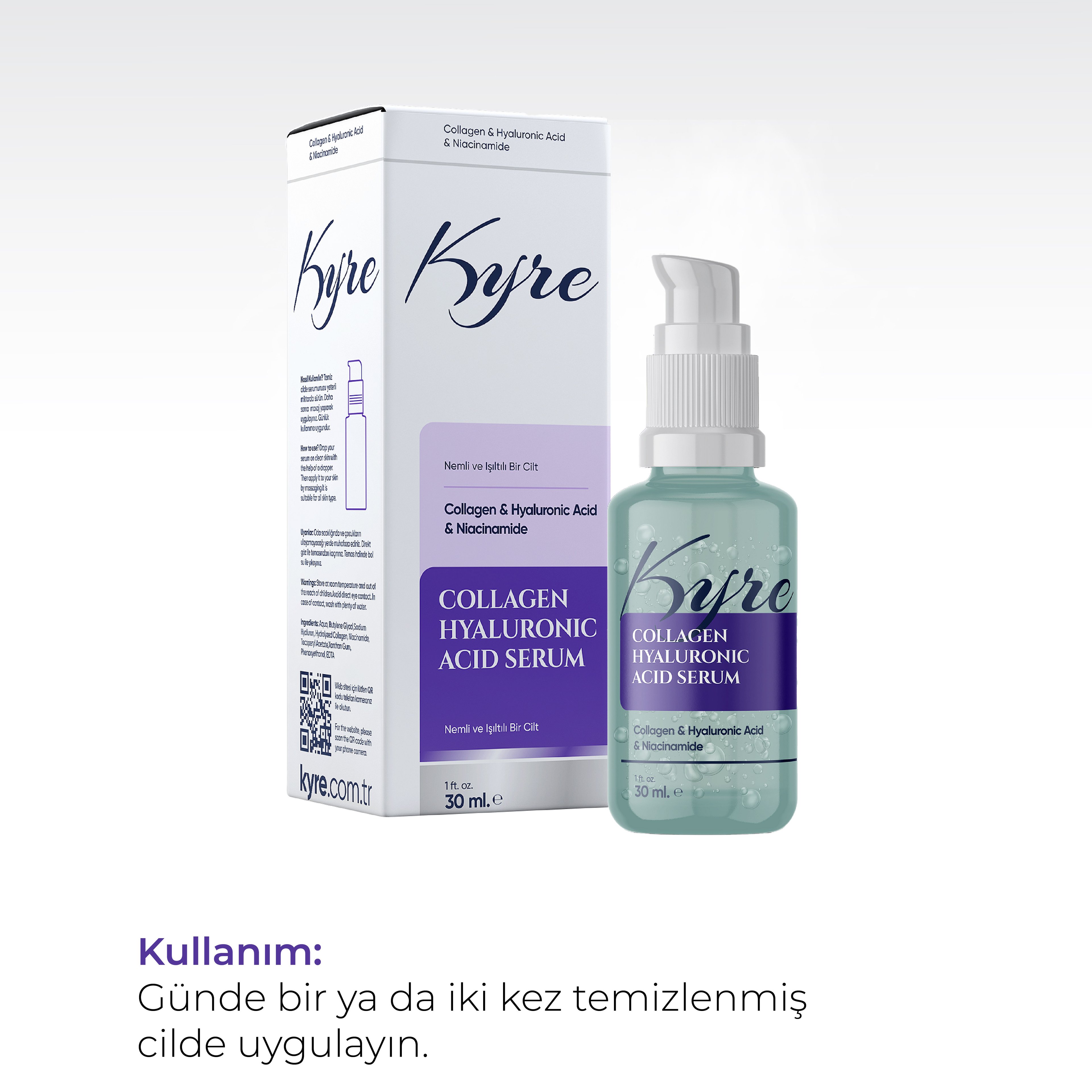 Kolajen & Hyalüronik Asit ve Niacinamide Serum 30 ML