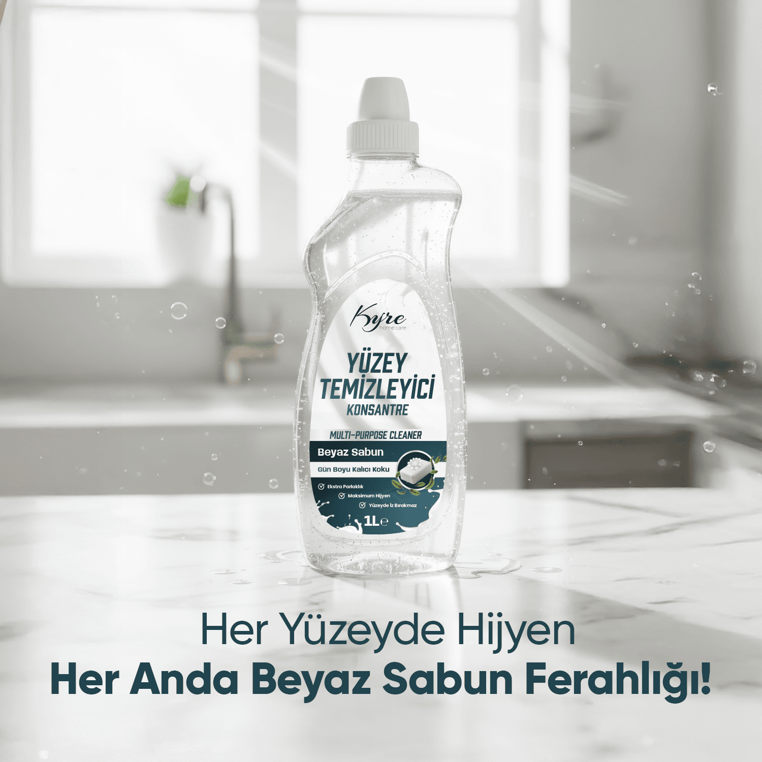 Beyaz Sabun Yüzey Temizleyici (KONSANTRE)