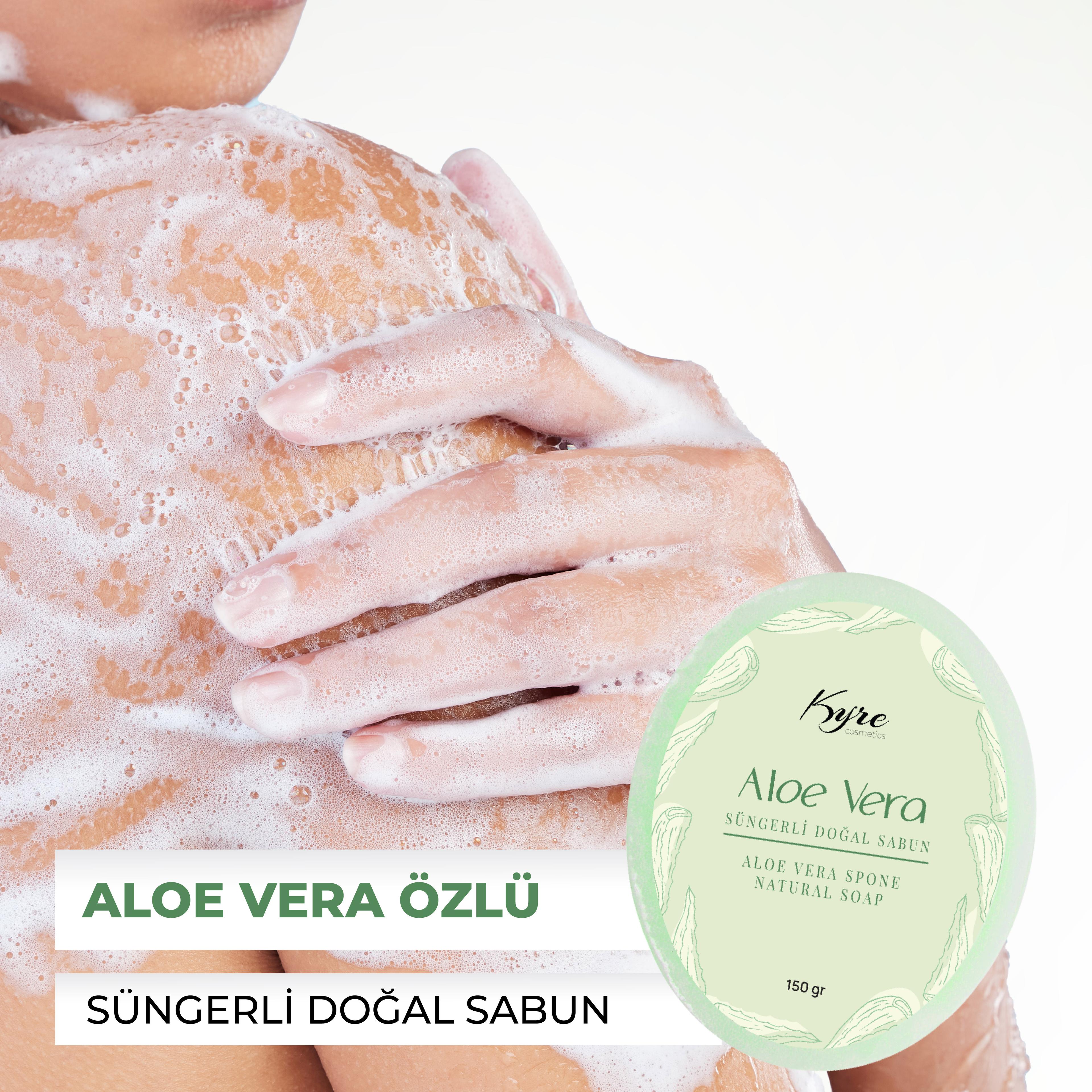 Aloe Vera Süngerli Sabun