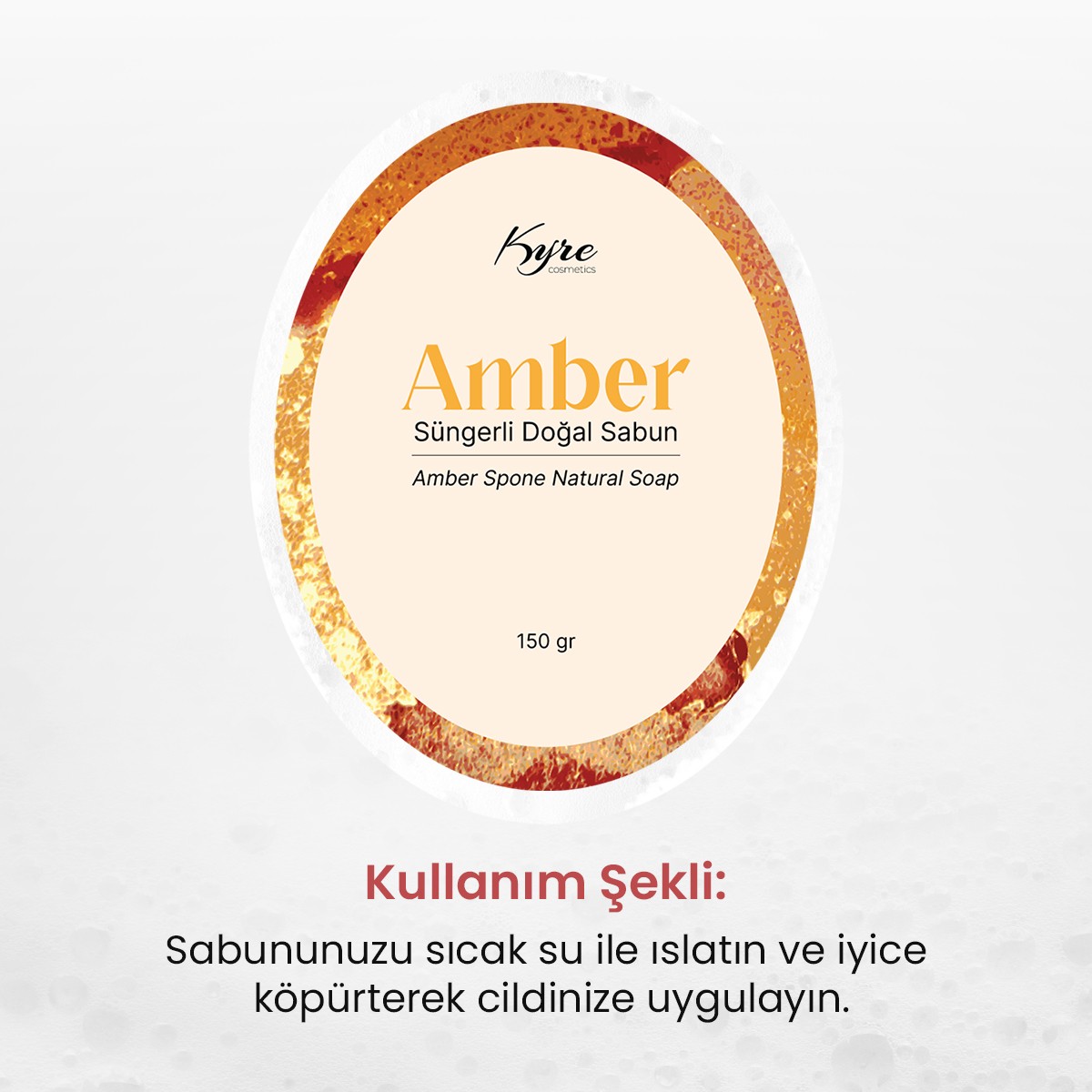 Amber Süngerli Sabun