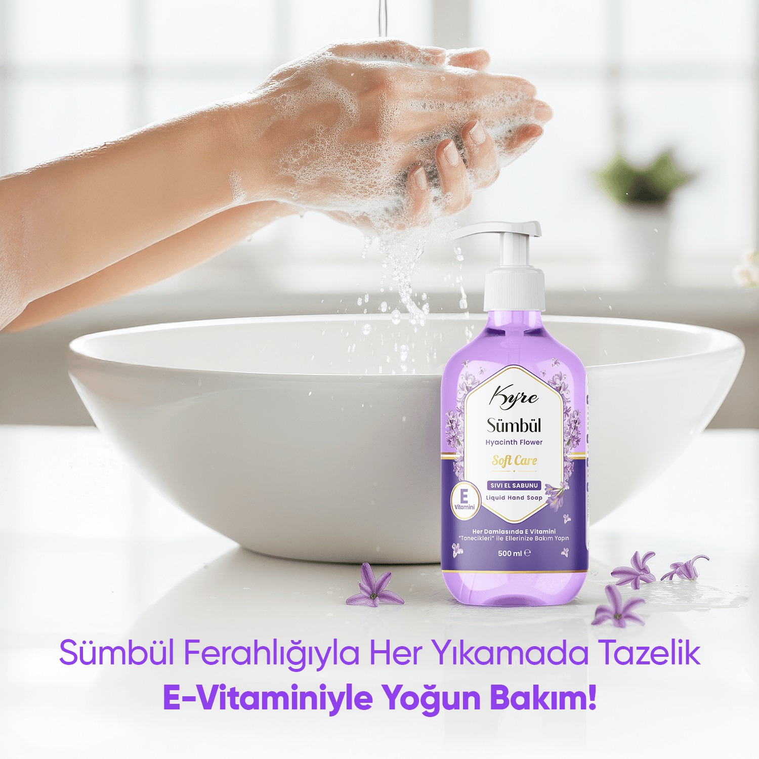 Sümbül Sıvı Sabun (E VİTAMİNİ TANECİKLİ)