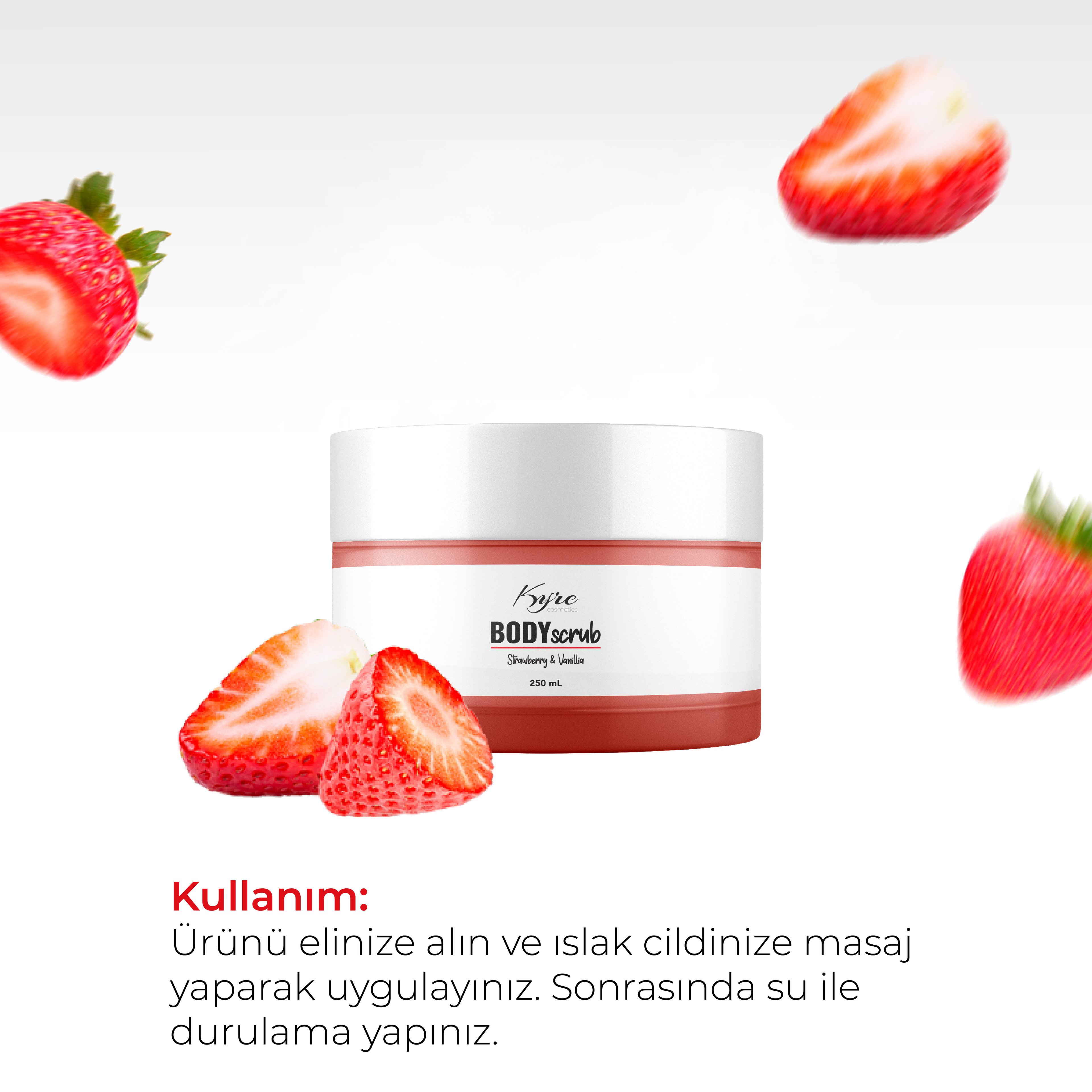 Body Scrub Vanilya Çilek