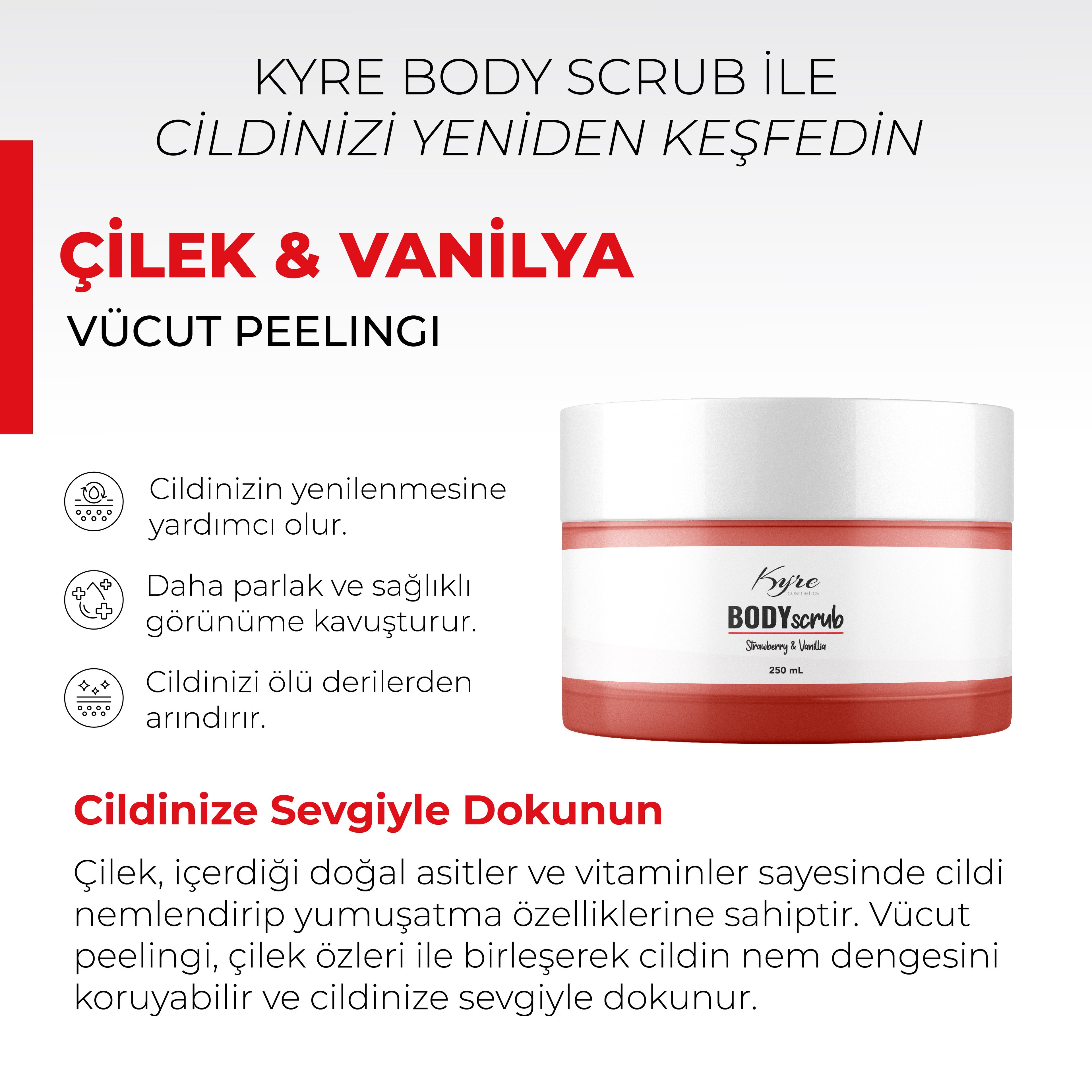 Body Scrub Vanilya Çilek