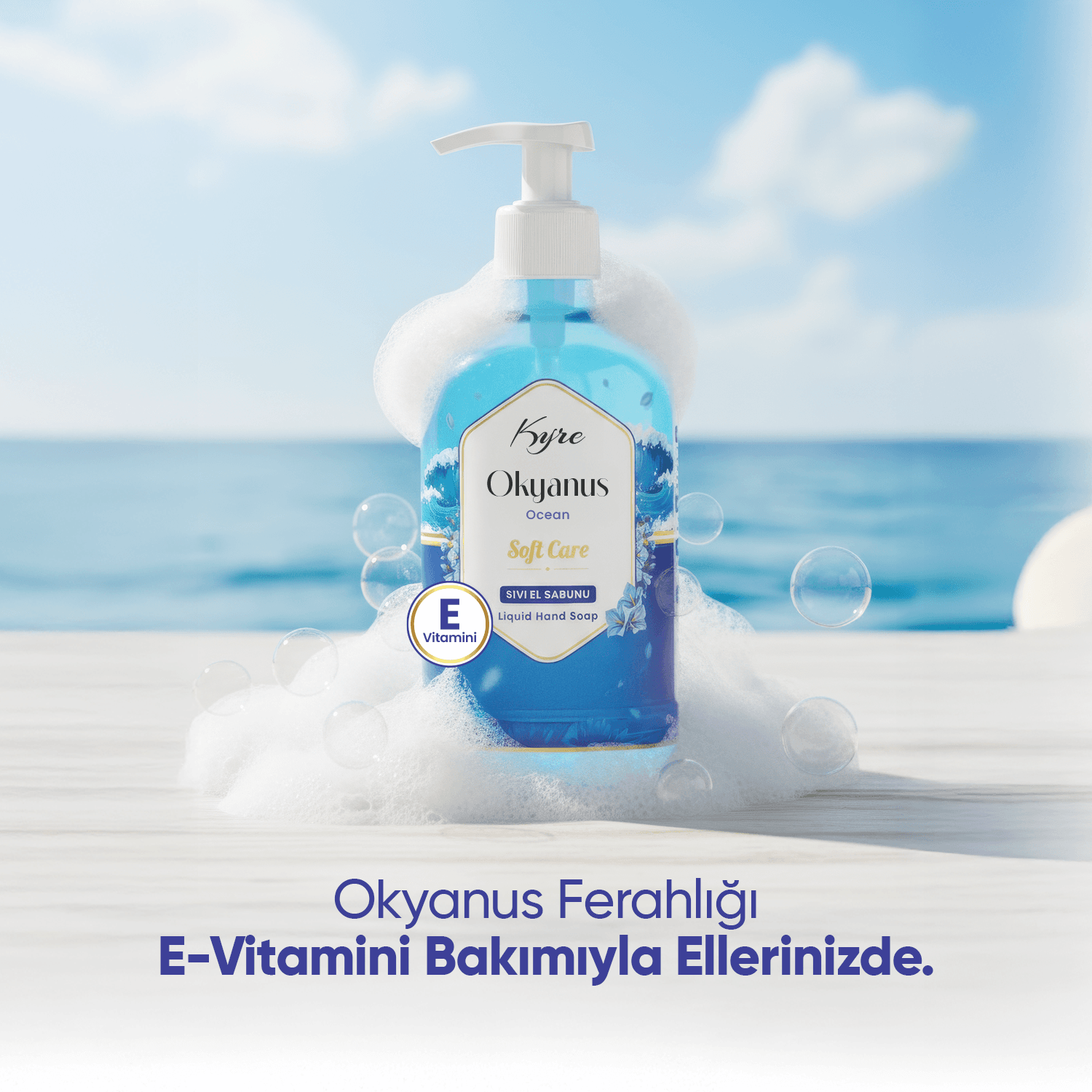 Okyanus Sıvı Sabun (E VİTAMİNİ TANECİKLİ)