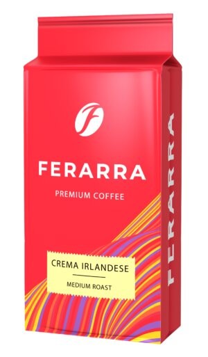 Ferarra kaffe malt med Irish cream-smak "Crema Irlandese" 250 g