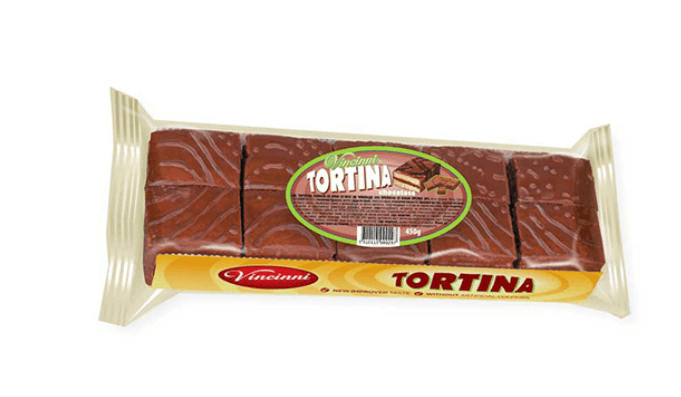 Vincinni Tortina Cake Bars Chocolate 450gr