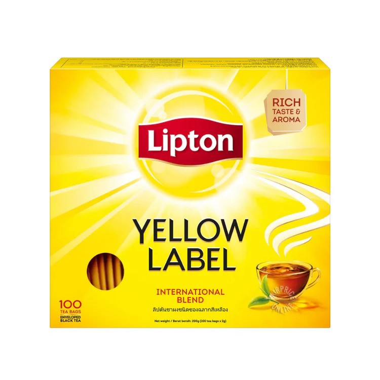 Lipton Yellow Label Black Tea (100*2G)