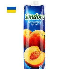 Sandora fersken nektar 0.95L - Ukraina -