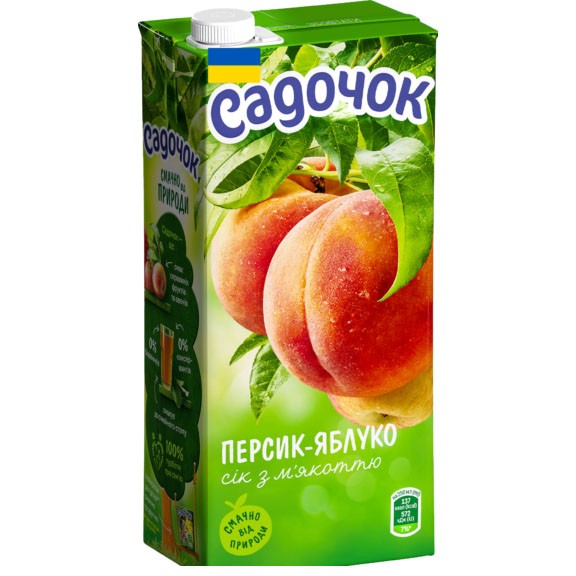 09 Sadochok juice fersken-eple 0,95L