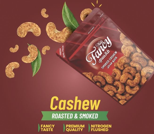 Fancy Smoked Cashew Nuts Bag 125g