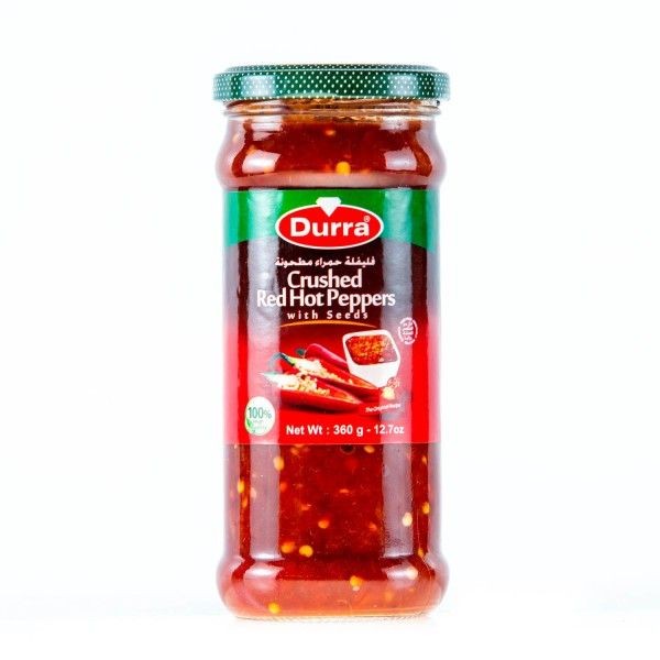 Durra Crushed Red Hot Peppers - [360/375gr]