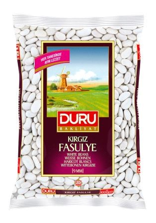 Duru Hvite Bønner (9 mm) Kirgiz 1kg