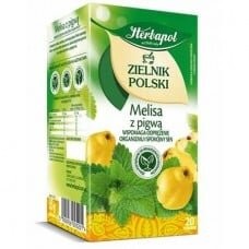 Herbapol Te, Sitronmelisse med kvede, "Melisa z pigwa" (1,75 g x 20 stk)