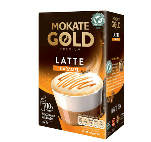 Mokate Gold Prem. Latte Caramel 14gr X 10