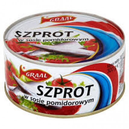 Graal Szprot Brisling I Tomatsaus 12*300g stk