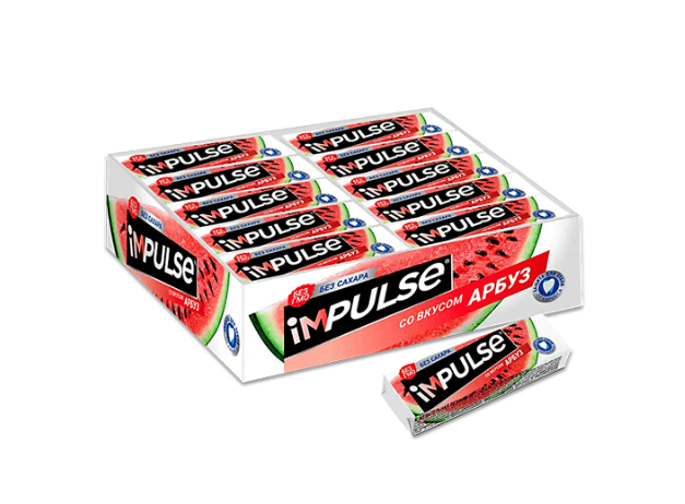 Impulse Chewing Gum Watermelon 14gr