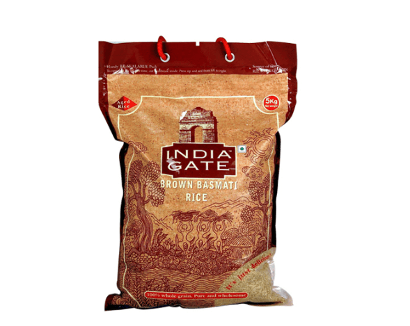 India Gate Indian Brown Basmati Rice 5kg