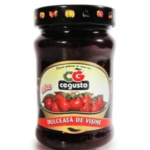 15 Cegusto Kirsebærsyltetøy "Dulceata de visine" 380 g x 8 stk