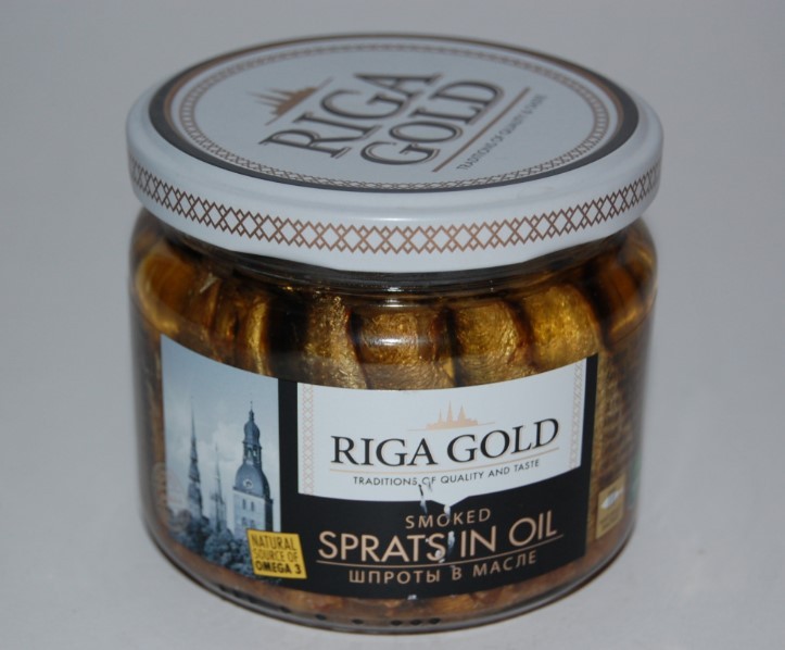 SARDINER RIGA GOLD I OLJE 250G