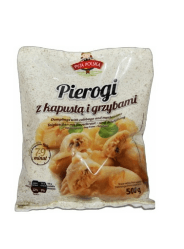 PIEROGI M/SURKÅL OG SOPP 500G